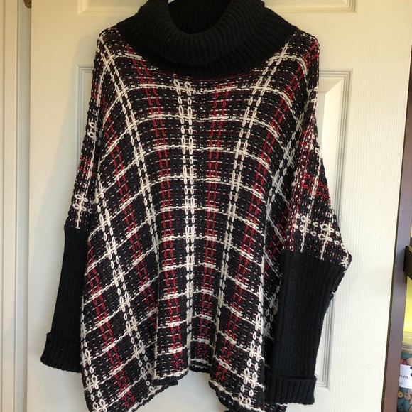 Aldomartins Plaid Woven Sweater - Picture 1 of 6